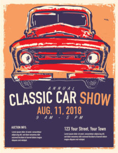 car show poster